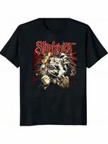Rock Style Slipknots Printed T-Shirts For Unisex S