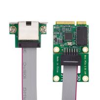 Xiwai 2.5Gbps 2500Mbps - Mini PCI-E PCI Express GBE Gigabit 1000Mbps Ethernet LAN Controller Cable Network Adapter for Desktop Motherboards