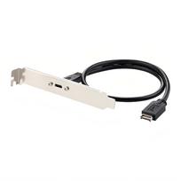 [Small Lab] USB 3.1 Gen2 Internal Extension Cable 0.5m  20Gbps PCI Slot Expansion Type with Height Bracket for Motherboards and PC Cases