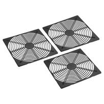 PATIKIL 3-Pack Finger Grills, 20.3 x 20.3cm, Fan Grill Protective Cover, Dustproof Mesh Fan Guard, Plastic Square Ventilation Fan Filter Replacement