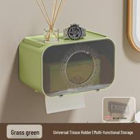 MARYYA Wall-Mounted Bathroom Tissue Box žolės žalia spalva