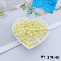 8mm Two-Tone Rose Flower ABS Beads for DIY Jewelry and Accessories 1 pound ≈ 1800 beads
