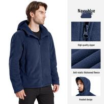 Free Soldier Tactical Sherpa Fleece Hoodie - Warm, Thick, Double-Sided Winter Jacket XXXL (240-260)
