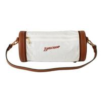 Longchamp Épure Logotipo Cilindro Formos Rankinė Odinė Mini Pečių Rankinė Moteriškos rankinės Ruda 10365HIY035 Basic Set (Bag+Dust Bag) white