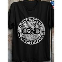 Gong T-Shirt Men's Vintage Retro Progressive Rock Band Tee with Camembert Electrique Album Poster Print - Short Sleeve Round Neck Shirt Suitable for S