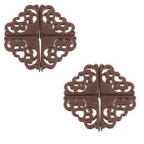 8Pcs Hollow Out Baby Safety Edge Guard Love Pattern Edge Guard Cover Furniture Bumper  Kids Safety