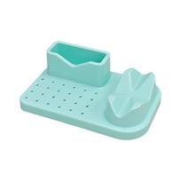 Plastic Multi-Hole Nail Drill Bit Organizer Portable Nail Art Tools Holder  for Home & Salon Use
