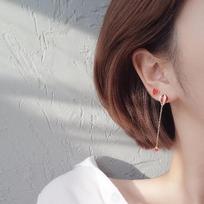 Beixi Sterling Silver Asymmetric Heart Hot Air Balloon Earrings: Handmade Drip Glaze Jewelry Gift for Women