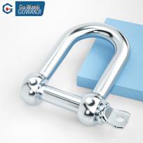 GUWANJI Galvanized D-Shaped Shackle M18 (5 Pcs)