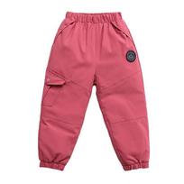 Kids' Thickened Down Padded Overalls K808 150 plytų raudona spalva