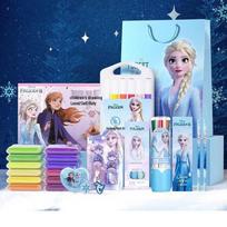 Disney Elsa Princess 63-Piece Stationery & Clay Painting Set