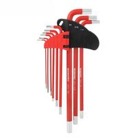 Wankebao 9-Piece Imperial Folding Long Hex Key Wrench Set