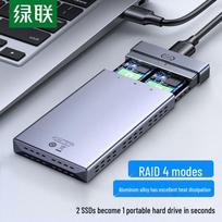 UGREEN M.2 Dual-Bay SATA SSD RAID Enclosure