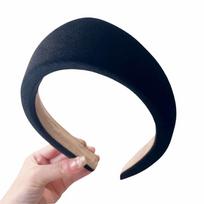 Individual Wide Edge Hair Hoop Elegant Retro Hair Accessories New Velvet Triangle Headband  Banquet