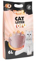 Uniq Pets | Żwirek Tofu Dla Kotów Biodegradowalny | Opakowanie 6L - 2,5Kg - Brzoswkinia 6L