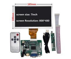 7 colių Raspberry Pi Banana/Orange Pi Mini Kompiuteris LCD Ekranas Monitorius Tvarkyklės valdymo plokštė 2AV Su HDMI suderinama VGA