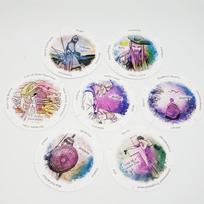 Atskleiskite savo praeities gyvenimus Tarot kortos Orakulas vakarėlio rekvizitas Pranašystė Būrimo stalo žaidimas