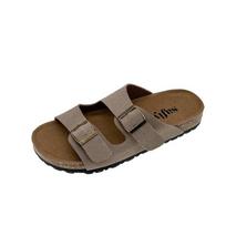 fashion Fashion Women Suede Mules Slippers Men Clogs Cork Insole Sandals Arch Support Summer Outdoor Beach Slides Home Shoes Size 44 45 36