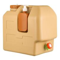 20L Water Container with Spigot and Soap Dispenser Water Storage Tank BPA Free Water Storage Carrier for Outdoor Camping Car
