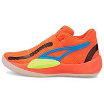 Puma Rise Nitro Fiery Coral Lime Squeeze Men Sneakers Orange 377012-04 44