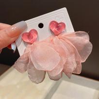 Super Fairy Atmosphere Flower Fringed Earrings Mori Small Fresh Temperament Earrings Niche High-end Earrings Women