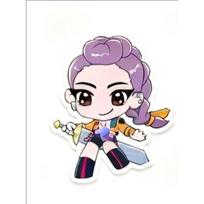 Kpop Demon Hunters Make A Face Puzzle Stickers Kids Make Your Own DIY Game Children Jigsaw Education Toy Gift