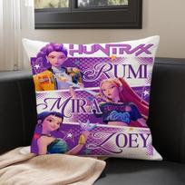 KPop Demon Hunters  Huntrx on the pillowcase: colorful anime patterns, super eye-catching fashion home decoration 16x16Inch