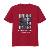 Eras Tour Hunger Games T Shirt Movie Fans Fashion Casual  Top vintage Washed Stretched Breathable homme Versatile fashion S