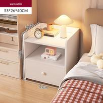 Modern Luxury Bedroom Bedside Storage Cabinet for Rental Properties