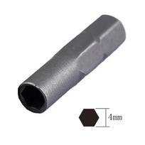 1Pcs 1/4  Driver Bits Screwdriver 6.35mm Hex Shank To 4mm Socket Bit Adapter Tool For Precision Hex Bits Holder Screw Tool