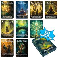 Mystic Forest Oracle Cards Deck with Illustrated Guidebook for Divination Self Reflection and Mindfulness Practice One Size