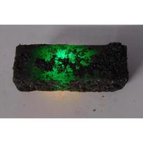 Natural Emerald Green Huge 198.99 Ct Uncut Rough Loose Gemstone CERTIFIED 40.6 mm approx žalia