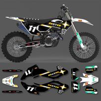 PowerZone For Husqvarna Decal  TC FC 2025 2024 2023  TE FE2026 2025 2024 125-450CC Custom Team Graphics Decals Stickers Kit 08