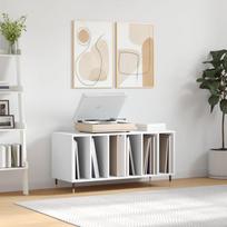 Vidaxl Szafka Na Płyty, Biała, 100X38X48 Cm, Materiał Drewnopochodny