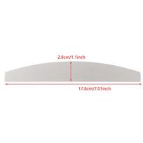 Half Moon Stainless Steel Base Professional Nail File Metal Holder For Disposable Pads Manicure Tool