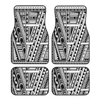 Polynesian Ethnic Style Sleeve Tattoo Car Carpet Four Season Vehicle Carpet Durable Non Slip Full Coverage Mats Easy To Clean juoda