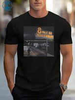 Unisex's Round Neck Short Sleeve Casual T-Shirt S