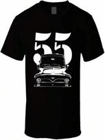 1955 F100 Pickup Truck Grill View With Year Black T Shirt S