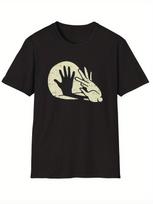 Unisex's Casual T-Shirt - Short Sleeve, Round Neck with Unique Graphic Design M