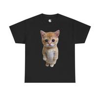 Meme Cat Graphic Boxy Unisex T-Shirt M