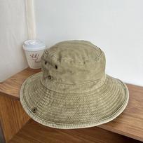 Retro Washed Denim Bucket Hat - Hong Kong Style, Distressed & Breathable for Summer Fashion