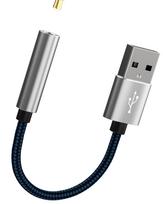 USB to 3.5mm Adapter Audio Jack Conversion Cable for Headphones, PC, Car, Microphone, External Headset, DAC, Stereo, PS4, Speakers, Computer Plug,