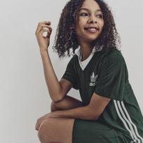 Adidas Moteriška Retro Sportinė Polo Suknelė IX5507 M žalia