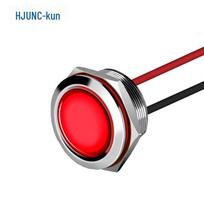 HUNJUN 22mm LED Waterproof Metal Indicator Light 9-24V