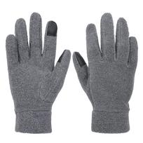 Korean Style Full Finger Mittens Five Finger Cycling Gloves Elegant Thin Fleece Gloves  Autumn M
