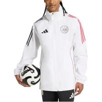 Adidas Ajax Amsterdam Logo Long Sleeve Loose Fit Football Shirt Men tops White JP1757 M