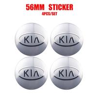 4PC 56/60/65/68mm Car Wheel Center Covers Sticker Hub Cap Repalcement For KIA Ceed Sorento K K5 Rio Sportage Soul Picanto Cerato