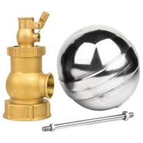 Yushijiarun Brass Float Valve with Stainless Steel Ball for Water Tanks