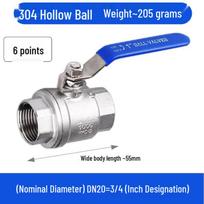 Stainless Steel Two-Piece Ball Valve