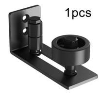 Premium Carbon Steel And Pom Barn Door Stopper Heavy-duty Hardware Accessories For American-style Sliding Doors No-cut 8-in-1 Floor Guide